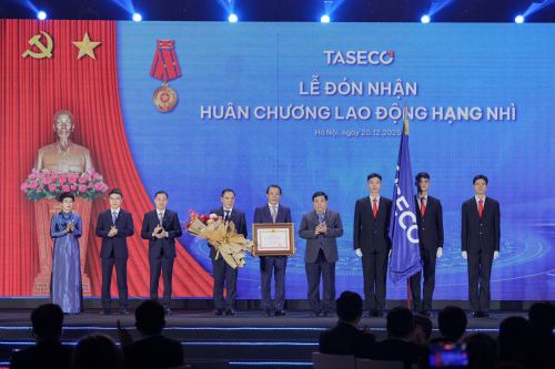 Taseco Group – 20 Years of Value Creation, Proudly Receives Second-Class Labor Medal