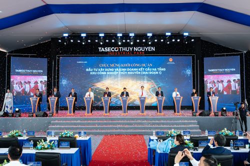 Taseco Land Breaks Ground on Nearly VND 4,000 Billion Industrial Park in Hai Phong