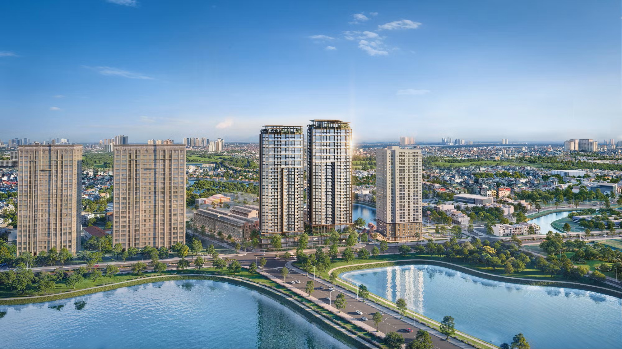 Rare New Development in Central Hanoi Features Three Lake-Facing Sides, Four Road Frontages and Proximity to a Planned Metro Line
