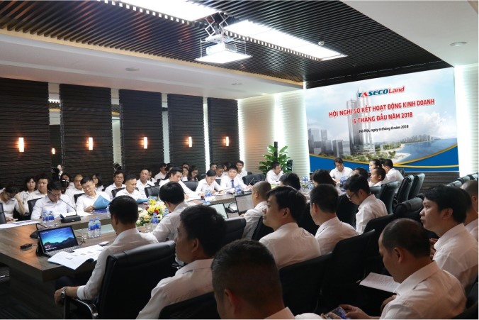 Taseco land held a conference to review business activities in the first 6 months of 2018