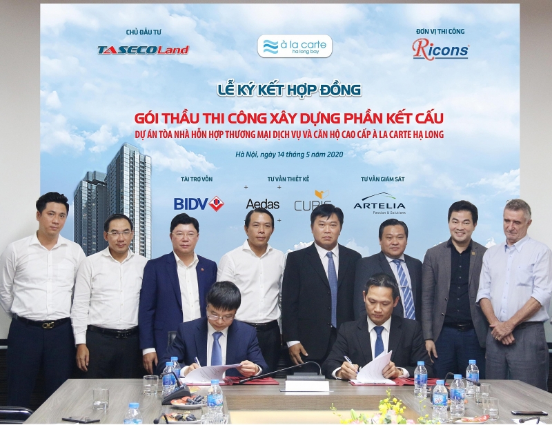 Construction contractor Ricons constructs the tallest building project in Ha Long