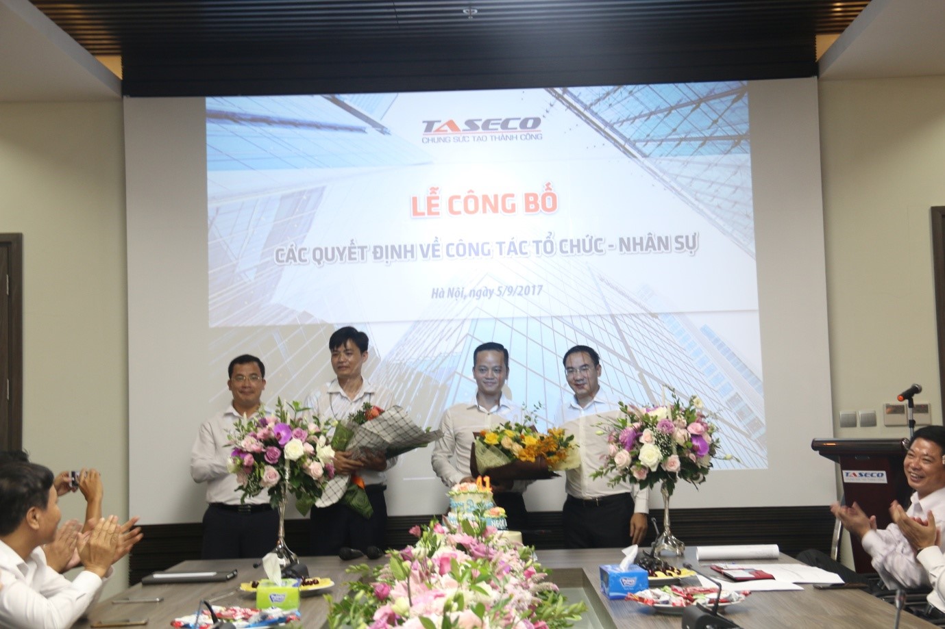 Taseco announces decisions on organization and personnel work in the third quarter of 2017