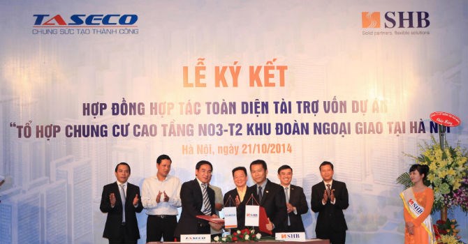 Taseco and SHB signed a comprehensive cooperation contract for project N03-T2
